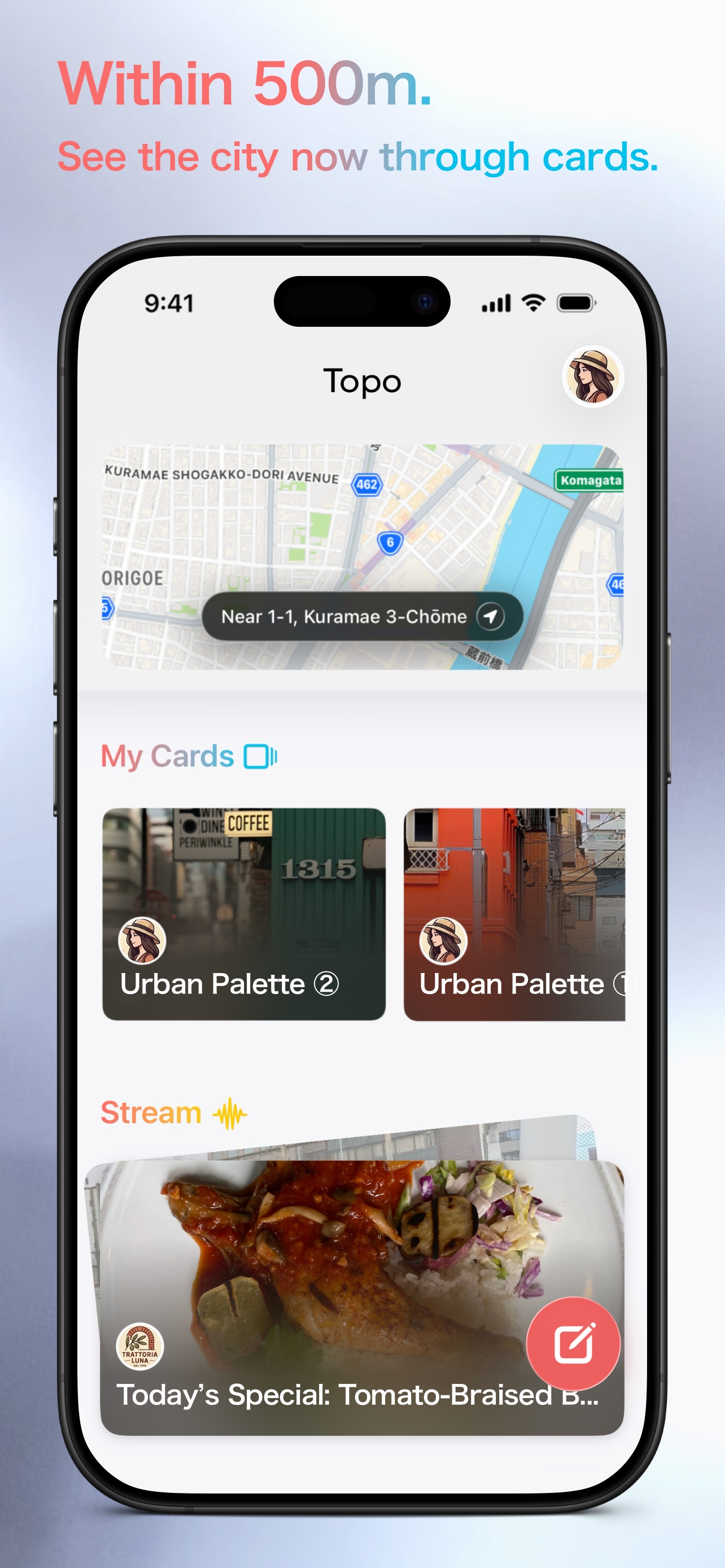 Topo App Store screen